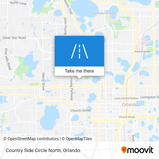 Country Side Circle North map