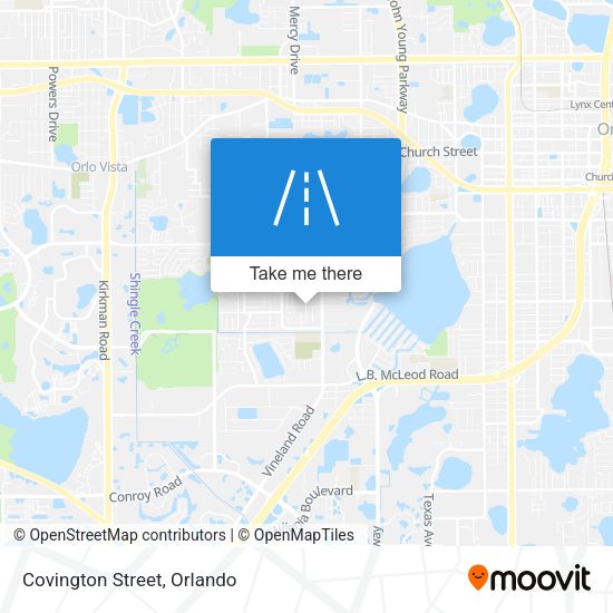 Mapa de Covington Street
