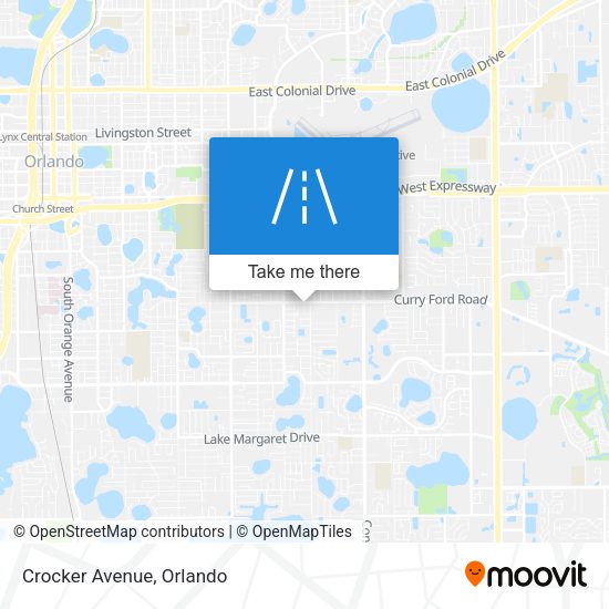 Mapa de Crocker Avenue