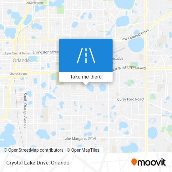 Mapa de Crystal Lake Drive