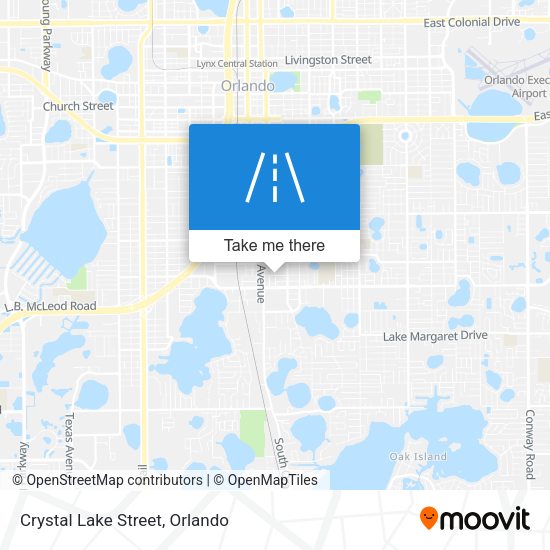 Mapa de Crystal Lake Street