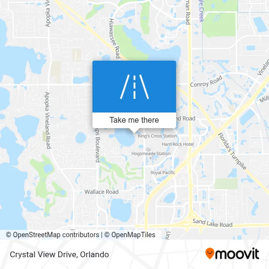 Crystal View Drive map