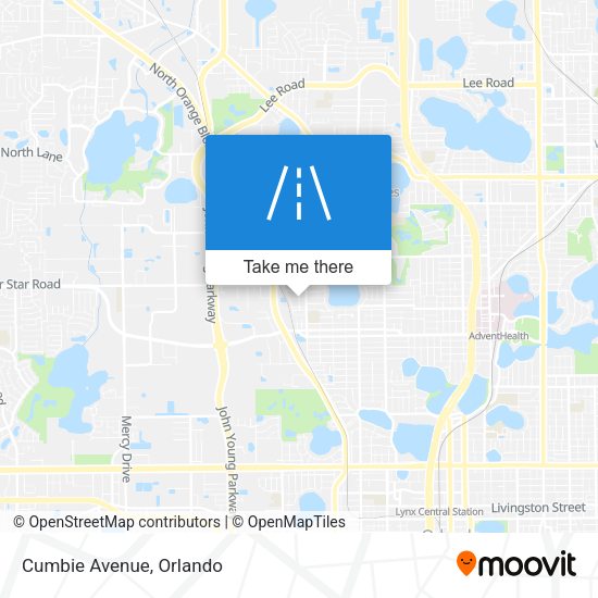 Mapa de Cumbie Avenue