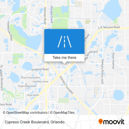 Mapa de Cypress Creek Boulevard