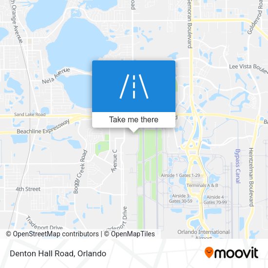 Mapa de Denton Hall Road