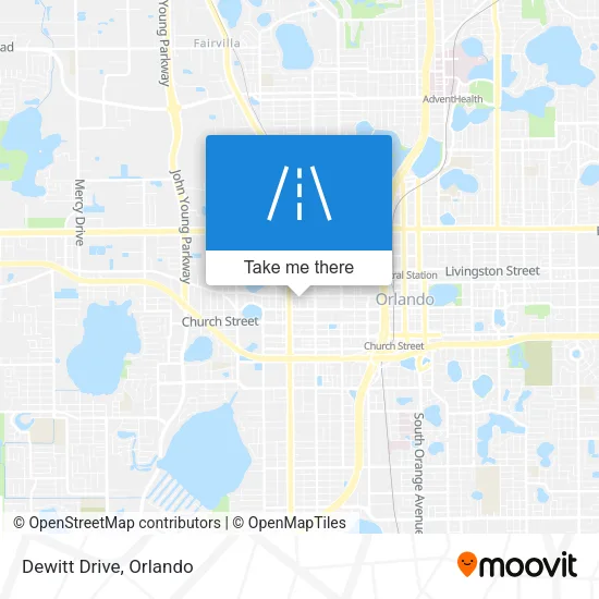 Dewitt Drive map