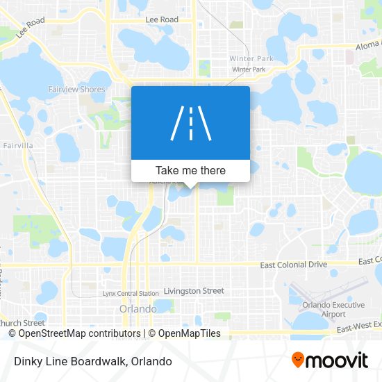 Dinky Line Boardwalk map