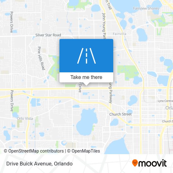 Mapa de Drive Buick Avenue