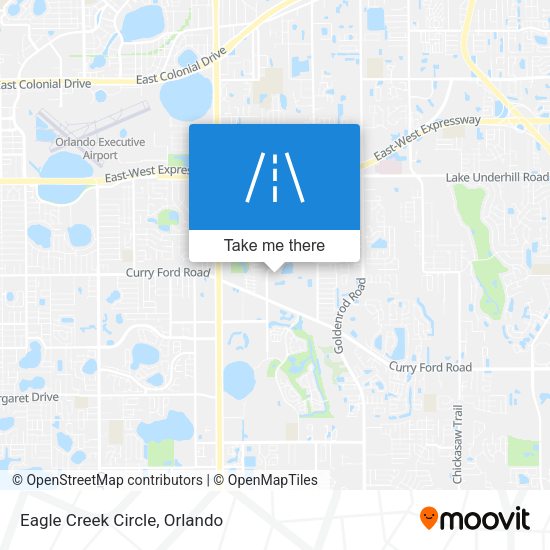 Eagle Creek Circle map