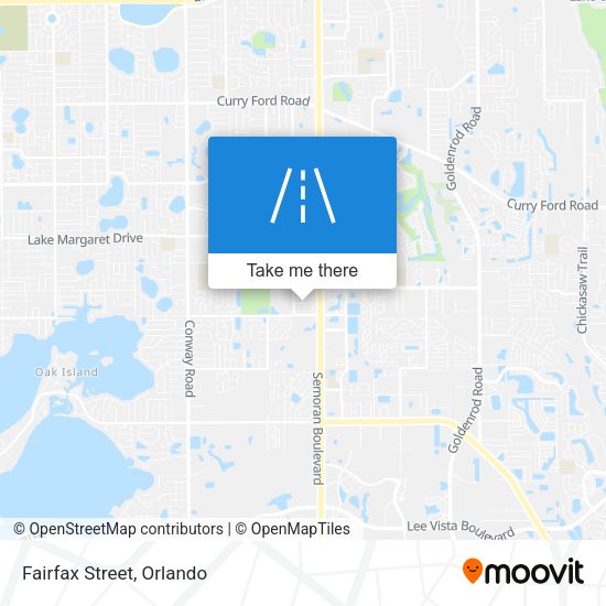 Mapa de Fairfax Street