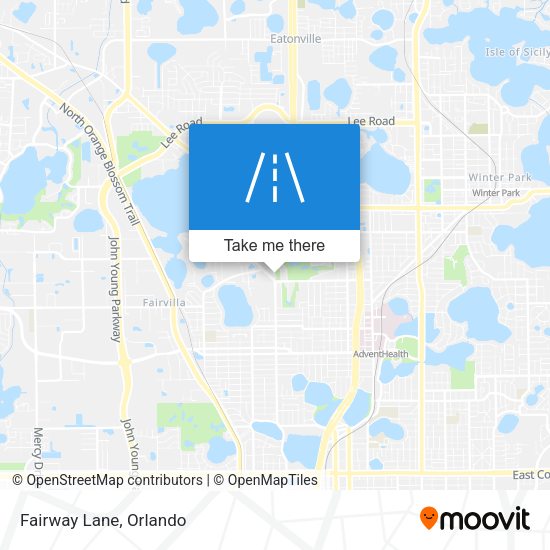 Mapa de Fairway Lane