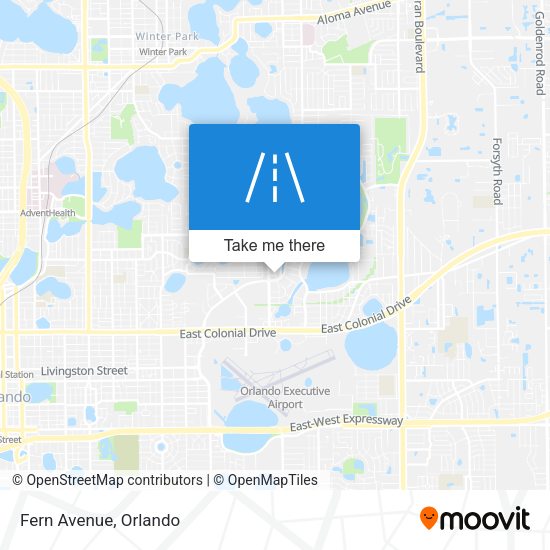 Mapa de Fern Avenue