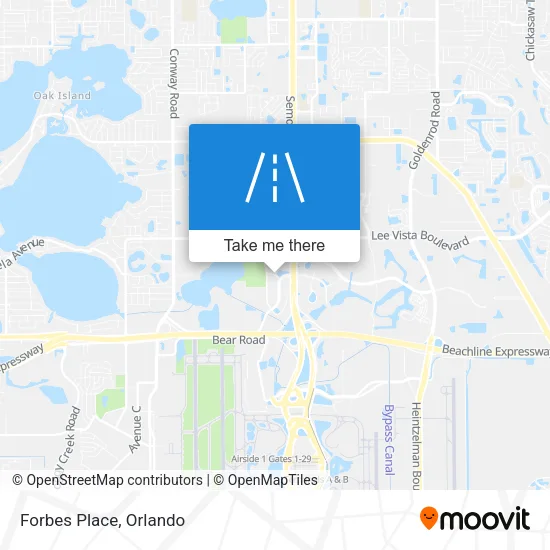 Forbes Place map