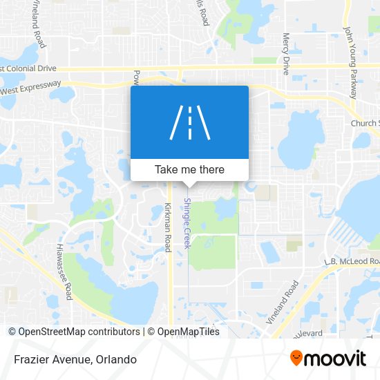 Mapa de Frazier Avenue