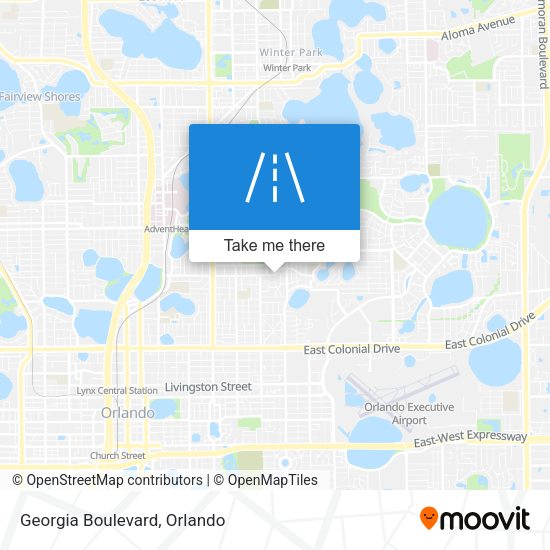 Mapa de Georgia Boulevard