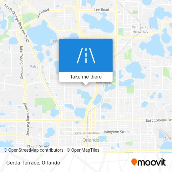 Gerda Terrace map