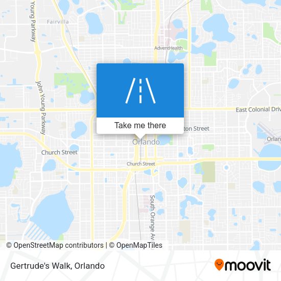Gertrude's Walk map