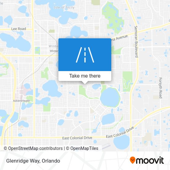 Mapa de Glenridge Way