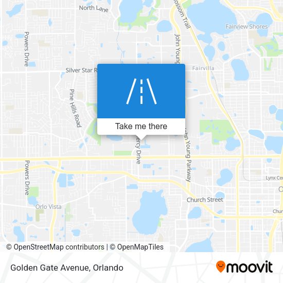 Mapa de Golden Gate Avenue