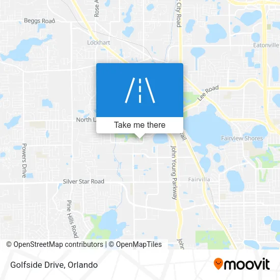 Golfside Drive map