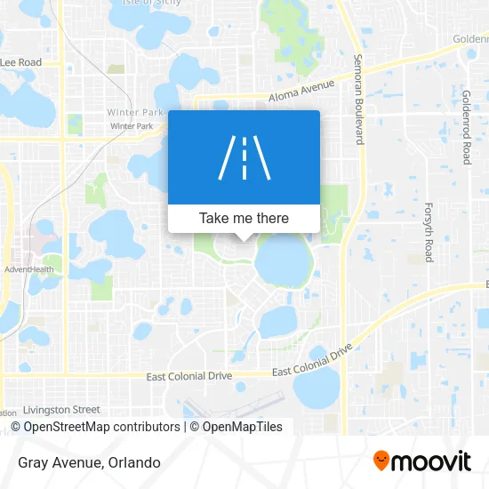 Gray Avenue map