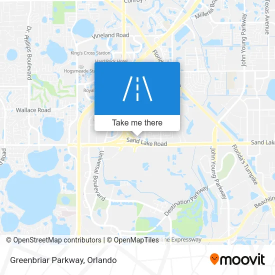 Greenbriar Parkway map