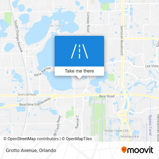 Grotto Avenue map