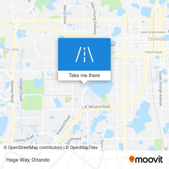Hage Way map