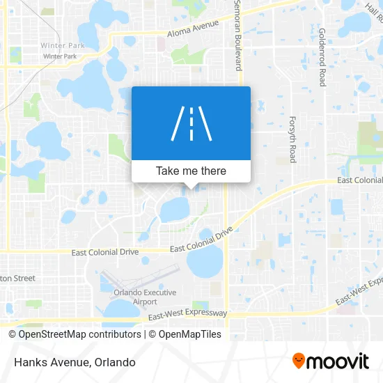 Hanks Avenue map