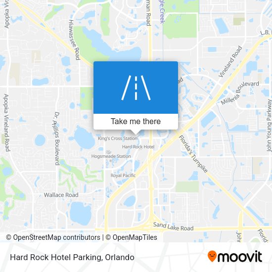 Hard Rock Hotel Parking map