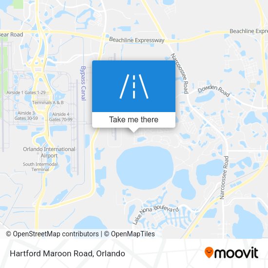 Hartford Maroon Road map