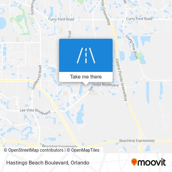 Hastings Beach Boulevard map