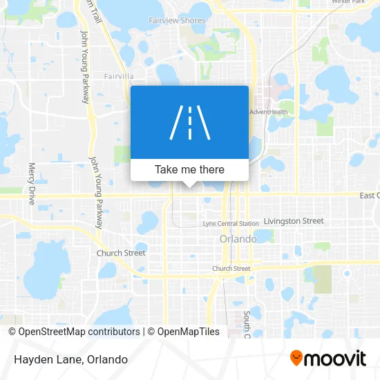 Hayden Lane map