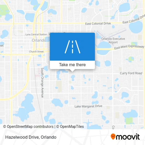 Hazelwood Drive map