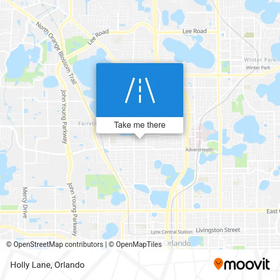 Holly Lane map
