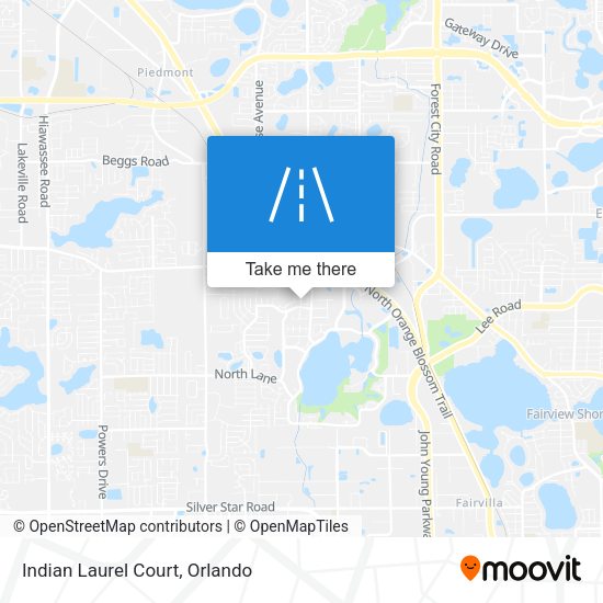 Indian Laurel Court map