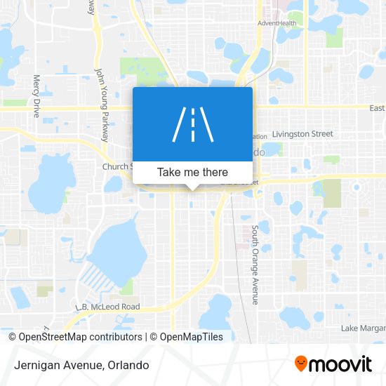 Mapa de Jernigan Avenue