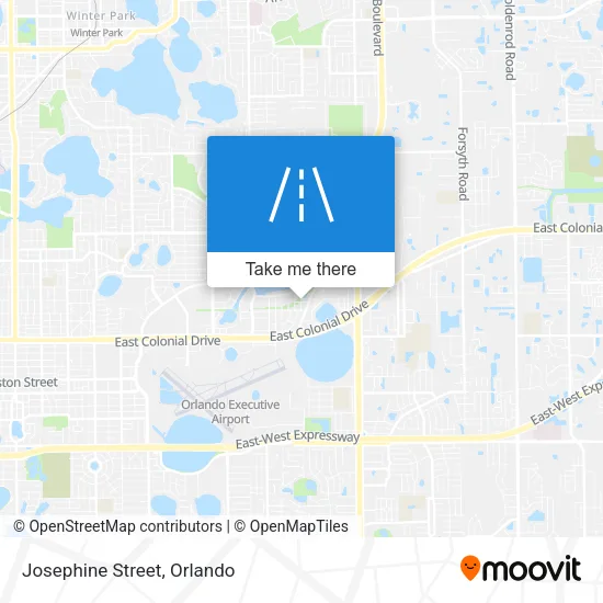 Josephine Street map