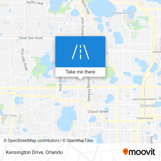 Mapa de Kensington Drive