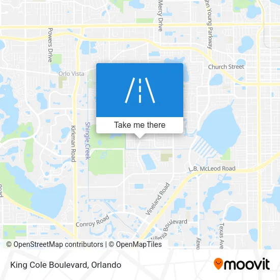 King Cole Boulevard map