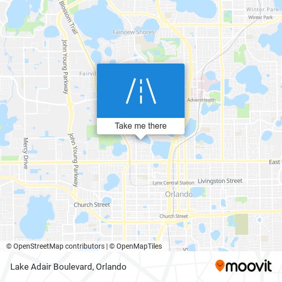 Mapa de Lake Adair Boulevard