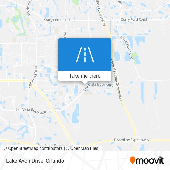 Mapa de Lake Avon Drive
