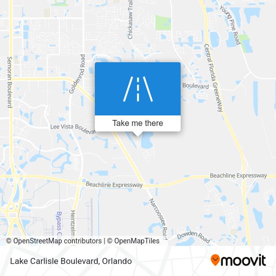 Lake Carlisle Boulevard map