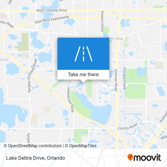 Mapa de Lake Debra Drive