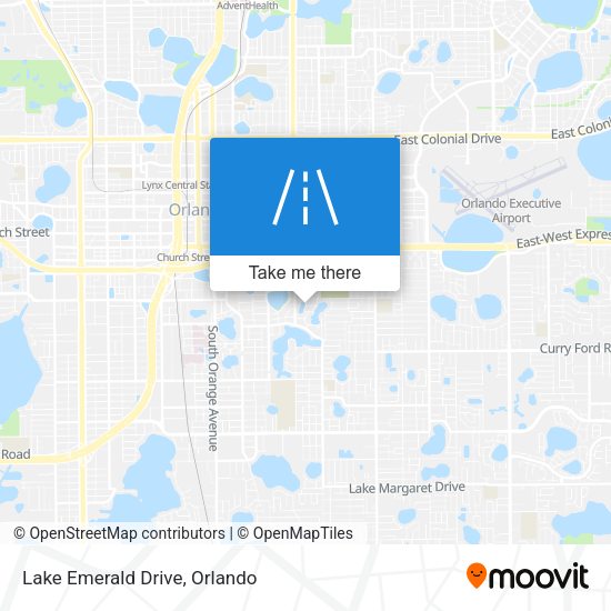 Mapa de Lake Emerald Drive