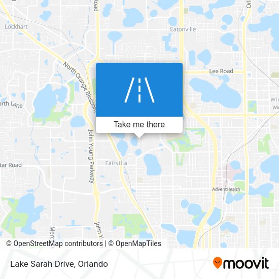 Lake Sarah Drive map
