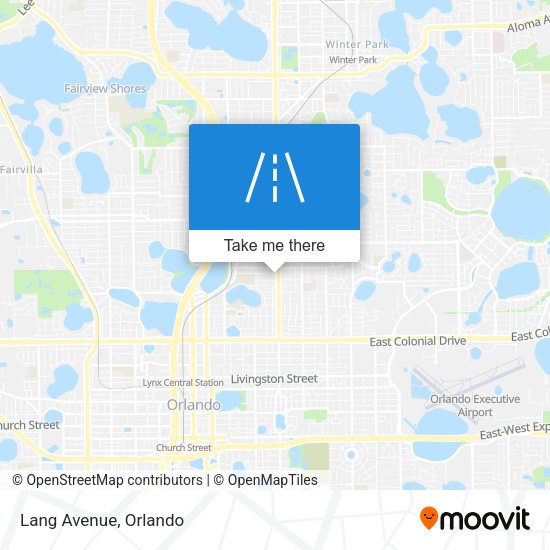 Mapa de Lang Avenue