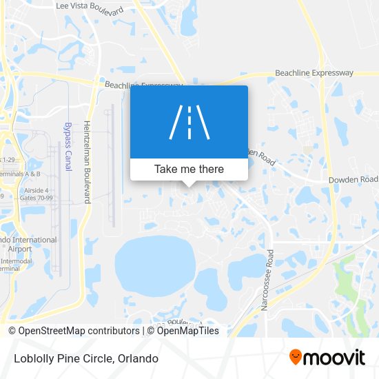 Loblolly Pine Circle map