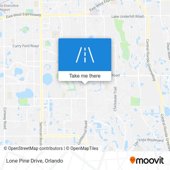 Lone Pine Drive map