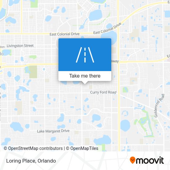 Loring Place map